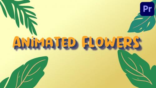 Videohive - Animated Flowers 03 for Premiere Pro - 36682300 - 36682300