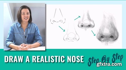 How To Draw A Realistic Nose - Step By Step!