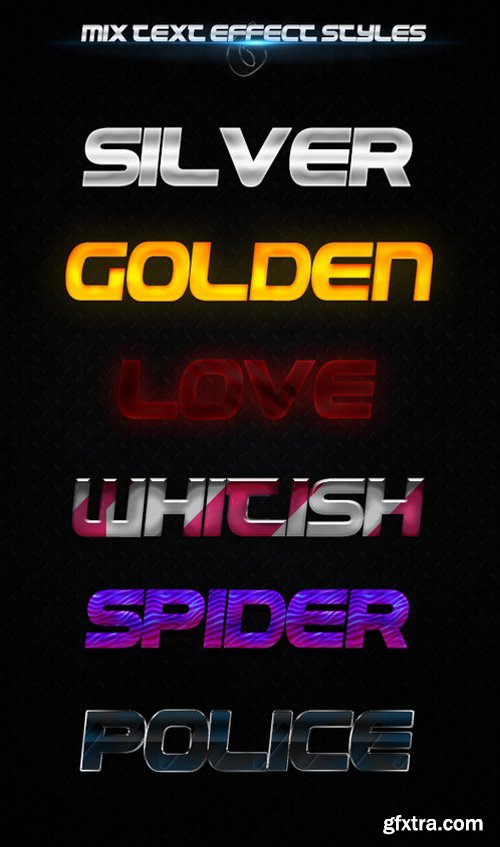 Graphicriver - 6 Mix Text Effect Styles 19429148