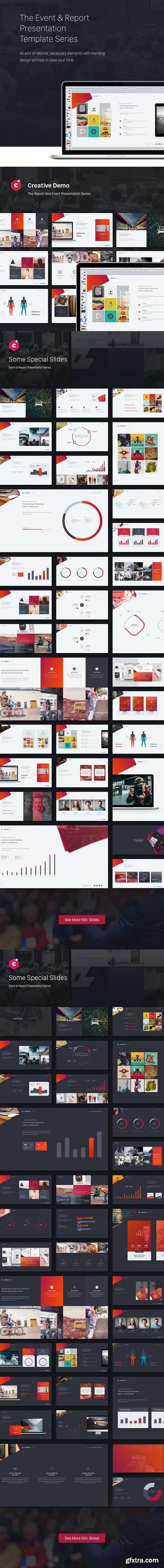 Creative Powerpoint Theme Event Report Theme Series