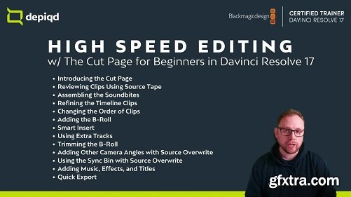 High Speed Editing with the Cut Page for Beginners | Davinci Resolve 17