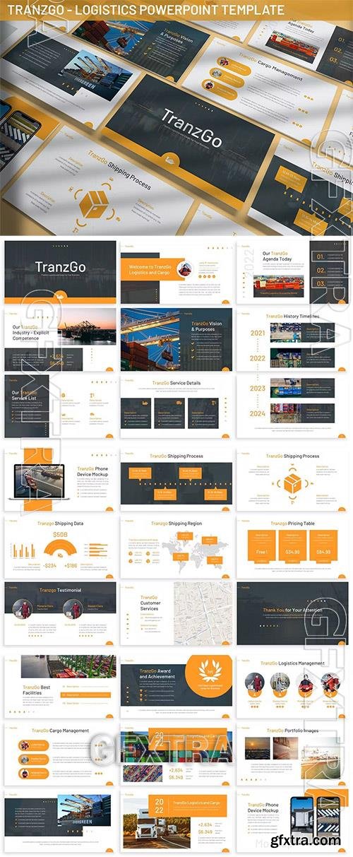 Tranzgo - Logistics Powerpoint Template V5QP3EC