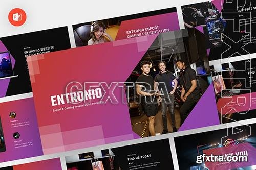 Entronio - Esport Game Powerpoint, Keynote and Google Slides Template