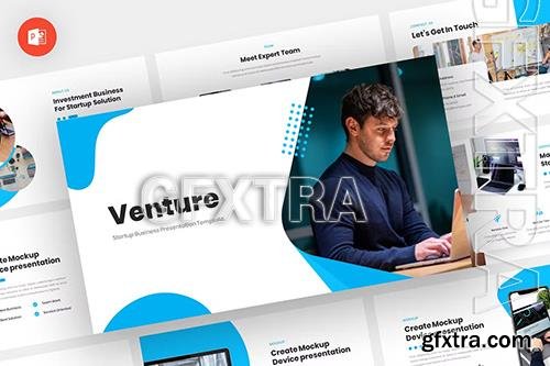 Venture - Startup Business Powerpoint, Keynote and Google Slides Template