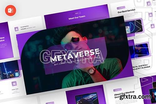 Metaverse - NFT Powerpoint, Keynote and Google Slides Template