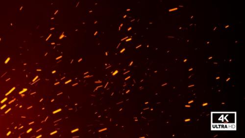 Videohive - Flying Fire Embers Particles Background V2 - 36719580 - 36719580