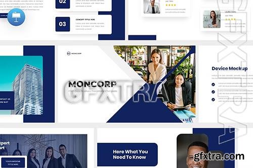 Moncorp - Pitch Deck Powerpoint, Keynote and Google Slides Template