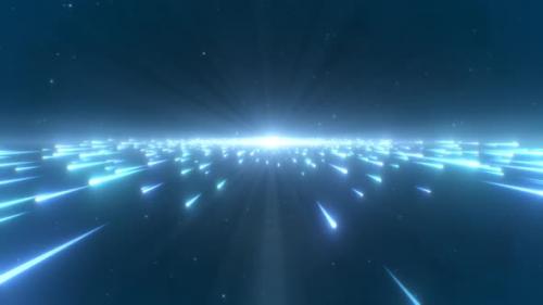 Videohive - Hyper Light Speed Shooting Stars Flying Fast in Supernova Explosion - 4K - 36698548 - 36698548