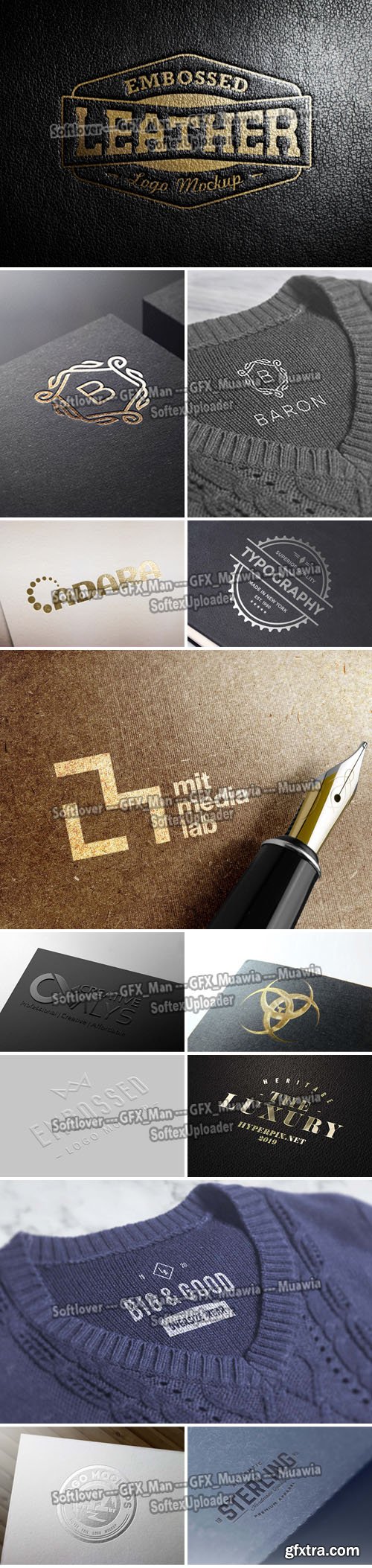 Amazing Collection of Logos PSD Mockups Templates