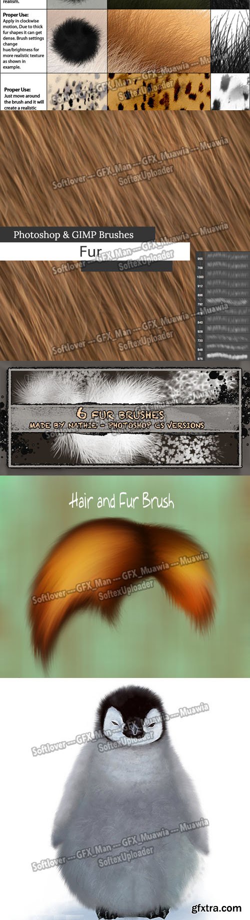 Amazing Collection of Fur Brushes for Photoshop