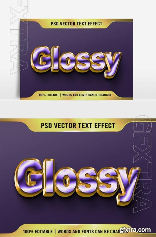 Psd Text 3D very beautiful Glossy