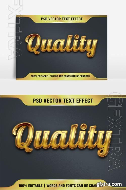 Psd Quality golden text very beautiful