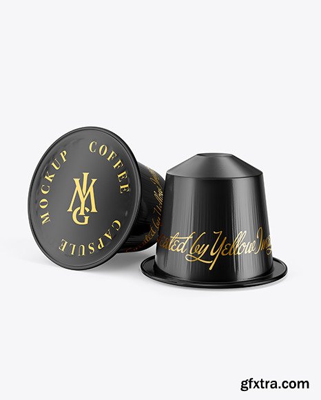 Two Coffee Capsules Mockup 95116