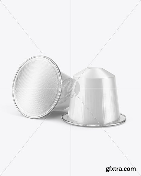 Two Coffee Capsules Mockup 95116