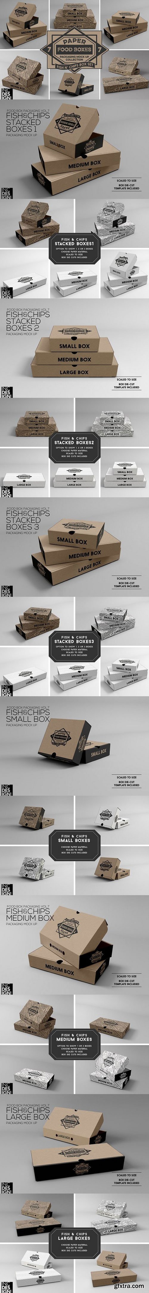 VOL.7 Food Box Packaging MockUps