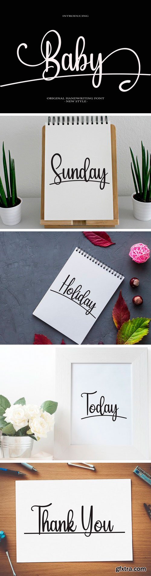 Baby Script Font