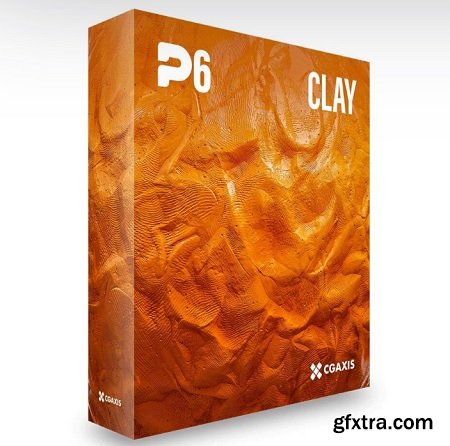 CGAxis Physical 6 Clay PBR Textures