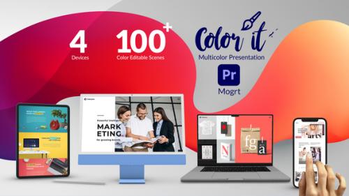 Videohive - Color it - Multicolor Web and App Promo for Premiere Pro - 36730707 - 36730707