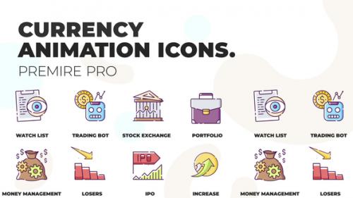 Videohive - Currency & Exchange - Animation Icons (MOGRT) - 36748802 - 36748802