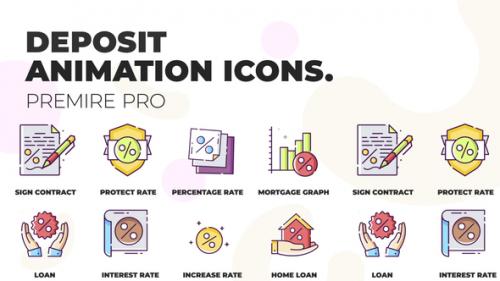 Videohive - Deposit & Credit - Animation Icons (MOGRT) - 36748809 - 36748809