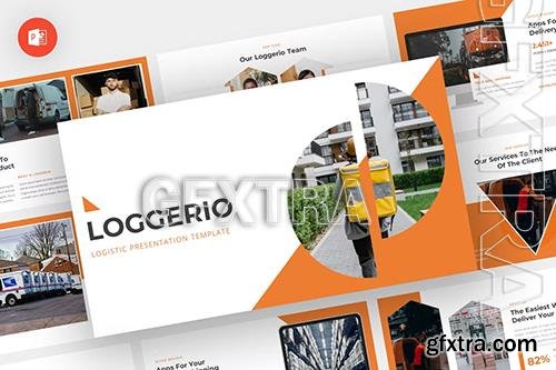 Loggerio - Logistic Powerpoint, Keynote and Google Slides Template