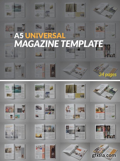 A5 Universal Magazine Template