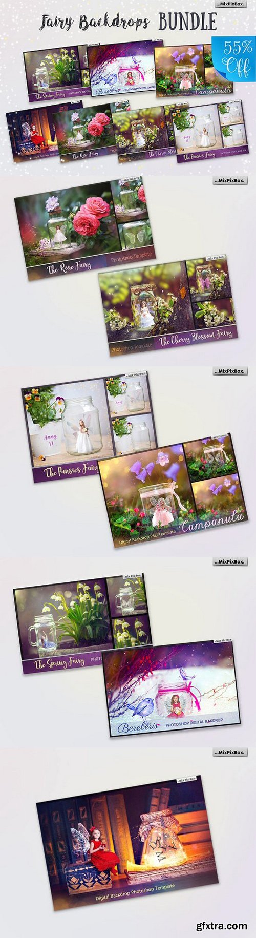 Fairy Backdrops Bundle