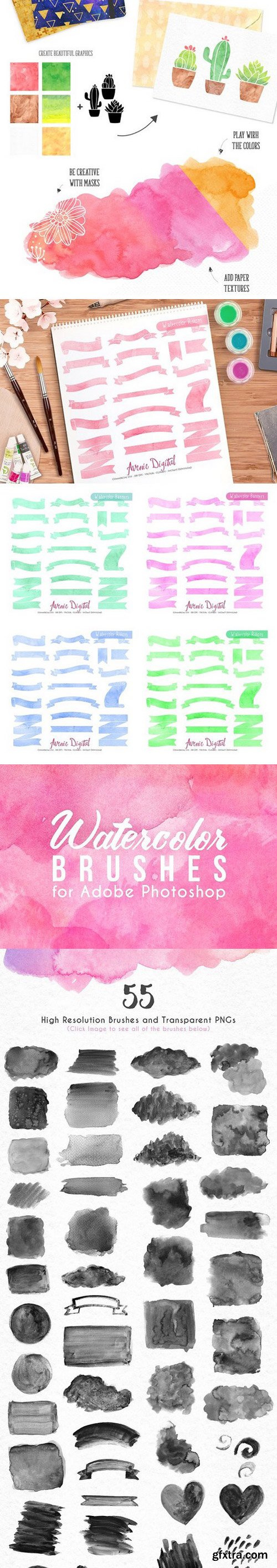 New Watercolor Texture Toolkit