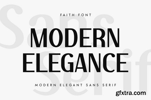 Faith - Modern Elegant Sans Serif