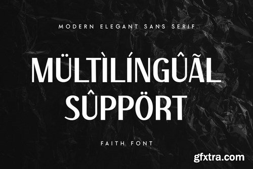 Faith - Modern Elegant Sans Serif