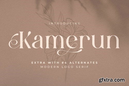 Kamerun - Modern Logo Serif