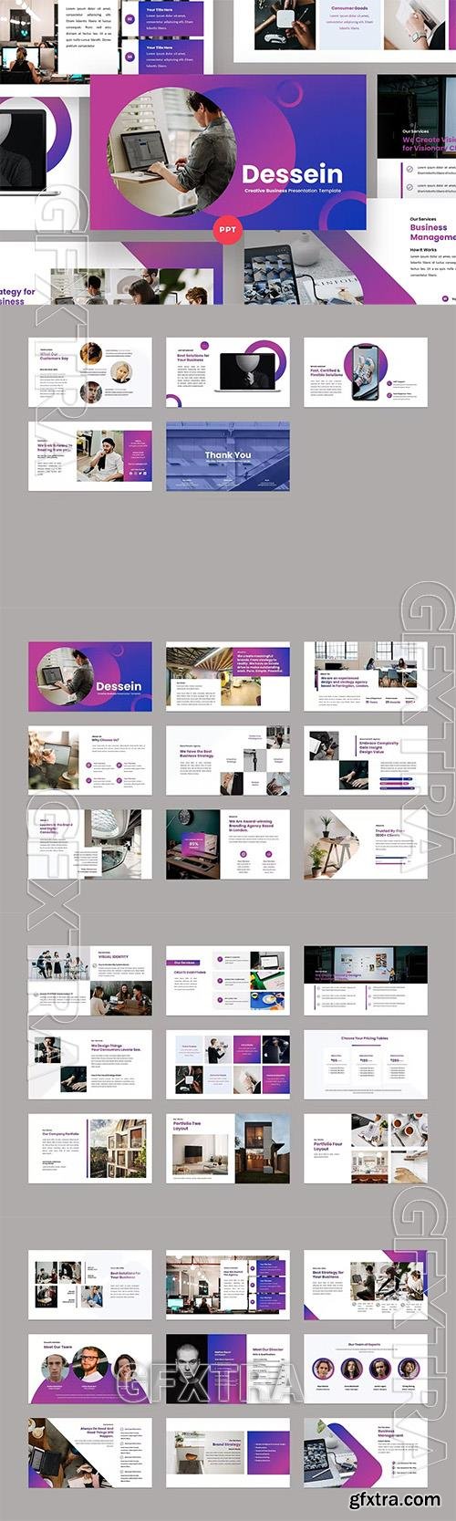 Multipurpose Creative Business PowerPoint Template VWNW5GT