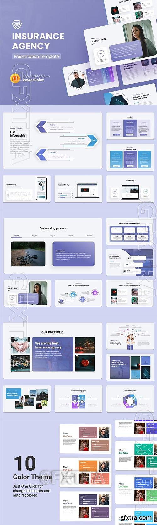 Insurance Agency PowerPoint Presentation Template FH6LBRY