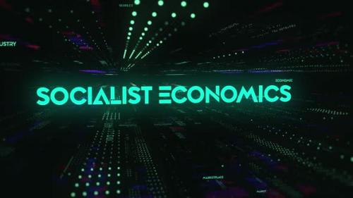 Videohive - Sci Fi Digital Economics Word Socialist Economics - 36746705 - 36746705