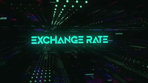 Videohive - Sci Fi Digital Economics Word Exchange Rate - 36746732 - 36746732