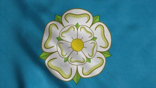 Videohive - Flag of English Historic County of Yorkshire in Northern England - 36747276 - 36747276