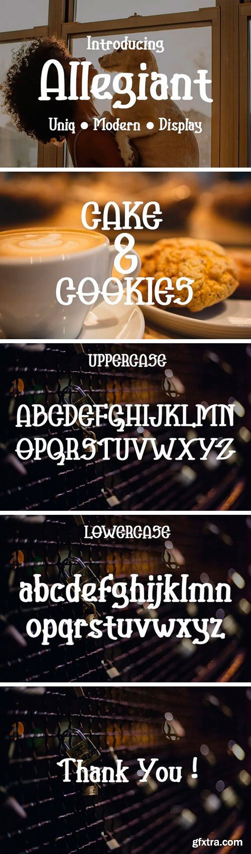 Allegiant Display Font