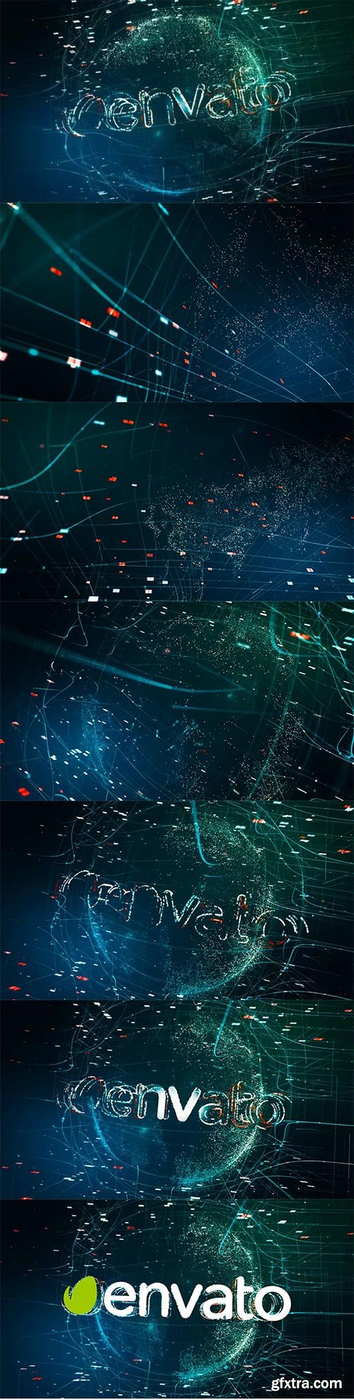 Videohive - Particle 3D Earth Logo Reveal - 30969615