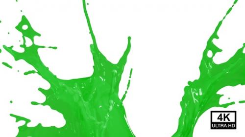 Videohive - Green Paint Drops Splash V4 - 36752108 - 36752108