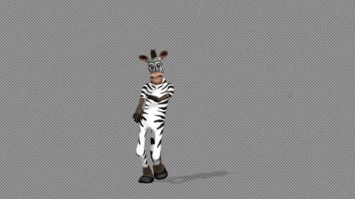 Videohive - Toon Zebra Samba Dance - 36754756 - 36754756