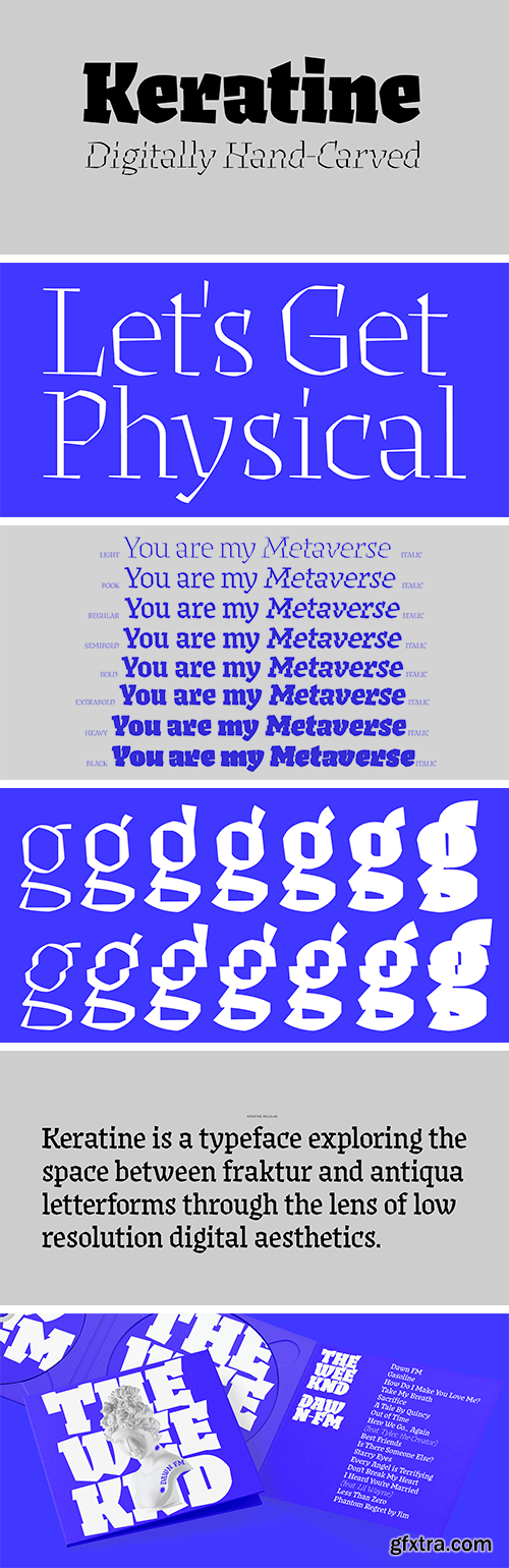 Keratine Font Family