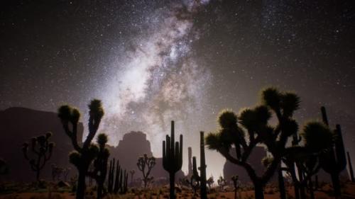 Videohive - The Milky Way Above the Utah Desert USA - 36739240 - 36739240