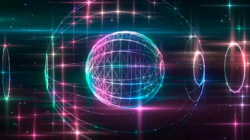 Videohive - Triangle Space Dance Motion Loop Background - 36739397 - 36739397