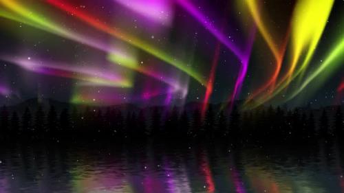 Videohive - Night Sky Lights - 36743391 - 36743391