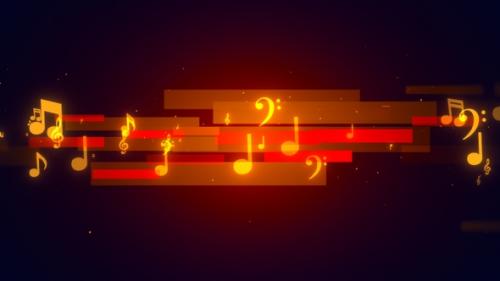 Videohive - Music Notes Background V3 - 36743531 - 36743531