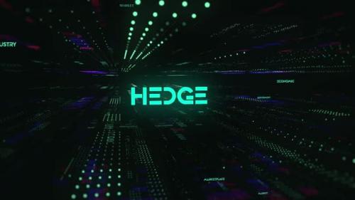 Videohive - Sci Fi Digital Economics Word Hedge - 36746784 - 36746784