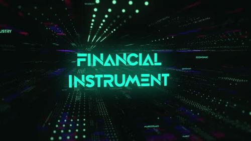 Videohive - Sci Fi Digital Economics Word Financial Instrument - 36746790 - 36746790