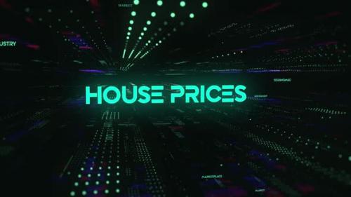 Videohive - Sci Fi Digital Economics Word House Prices - 36746796 - 36746796