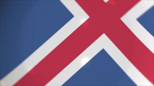 Videohive - Plate with Flag of Iceland on the Table - 36721342 - 36721342