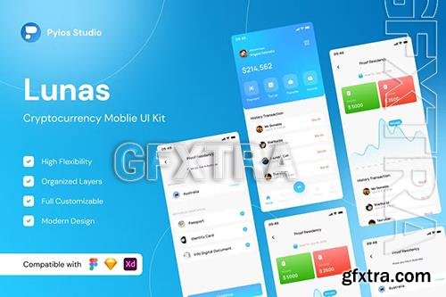 Lunas - Digital Payment Mobile App UI Kits